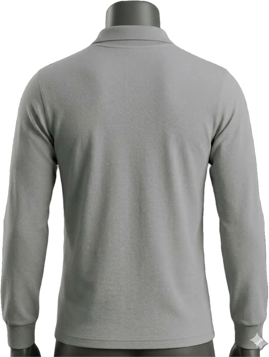 Kışlık B.yaka Gri %100 Pamuklu Sol Göğüs Cepli